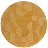 Flair Rugs Rumena volnena okrogla preproga ø 160 cm Gigi - Flair Rugs Cene