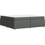  Krevetna konstrukcija Tamno siva 200 x 200 cm tkanina | shoptok.hr