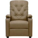  Električni naslonjač od umjetne kože boja cappuccina - Boja cappuccina 1 | shoptok.hr