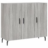 Maison Chic Komoda - Predalnik siva sonoma 90x34x80 cm konstruiran les, (21717710) | Shoptok.si