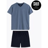 Atlantic Men's pyjamas - light/navy blue cene