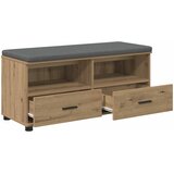  Klupa za cipele s jastučićem Hrast artisan 100 x 38 x 46 cm | shoptok.hr