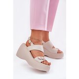S. BARSKI Leather Women's Sandals On Wedge And Platform S.Barski | Shoptok.si
