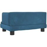  Dječja fotelja plava 60 x 40 x 30 cm baršunasta | shoptok.hr