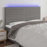  Uzglavlje tamnosivo 200x5x118/128 cm od tkanine Cijene