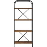  Knjižna polica Star les 60 x 30 x 146 cm Konstruiran les, (5000200925) | Shoptok.si
