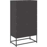 vidaXL Visoka deska črna 68x39x123 cm Jeklo | Shoptok.si