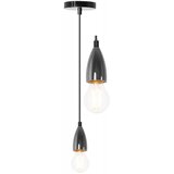 Toolight Viseća stropna svjetiljka Chrome Black APP357-1CP | shoptok.hr