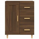  Komoda boja smeđeg hrasta 69,5 x 34 x 90 cm konstruirano drvo | Eponuda.ba