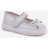 Boto Children's Ballet Flats With Bow Silver Amirinas | ePonuda.com