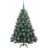 vidaXL Umjetno božićno drvce s stalakom Zelena 150 cm PE i PVC | shoptok.hr