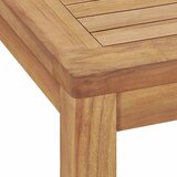  Vrtni blagovaonski set od 7 dijelova 140 x 80 cm masivno tikovino drvo | shoptok.hr