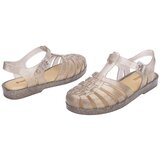 Melissa Sandali & Odprti čevlji Possession Shiny Sandals - Beige/Silver Glitter Bež | Shoptok.si