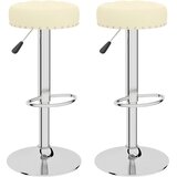  Barski stolci od tkanine 2 kom krem | Eponuda.com