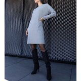  Gray shimmering midi dress Kadyra | shoptok.hr