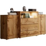 P & B komoda urban, barva hrasta | Shoptok.si