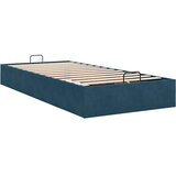  Okvir za krevet bez madraca tamnoplavi 90x190 cm baršunasti | shoptok.hr