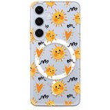  maska silikonska print magsafe za samsung S921B galaxy S24 5G/ sun Cene