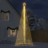vidaXL Lučke za novoletno jelko 789 LED diod hladno tople bele 476 cm | Shoptok.si