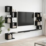  Polica za TV na zidu Crni hrast 180 x 15 x 94 cm | shoptok.hr