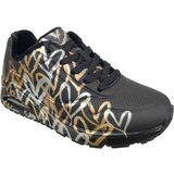 Skechers Nizke superge Uno metallic love Črna Cene