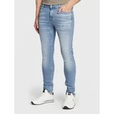 Guess Jeans hlače Chris M2YA27 D4Q43 Modra Super Skinny Fit