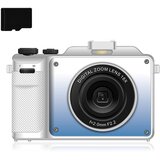 INF Digitalni fotoaparat 4K/48MP/18X digitalni zoom/samodejno ostrenje/dvojni fotoaparat 32GB pomnilniška kartica White, (21266035) | Shoptok.si