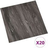 vidaXL samoljepljive podne obloge 20 kom PVC 1,86 m² tamnosive | shoptok.hr