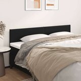  Posteljno vzglavje 2 kosa črn 80x5x78/88 cm umetno usnje, (20792773) Cene