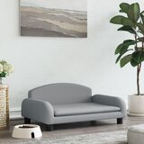 vidaXL Pasja postelja svetlo siva 70x45x30 cm blago Cene