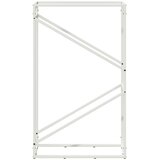  Stalak za drva bijeli 60x25x100 cm hladno valjani čelik | Eponuda.com