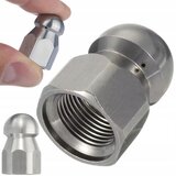 Rosfix Šoba Kret 3/8" – Kalizacjacijska Šoba Za Čiščenje Cevi | Notranji Navoj, 4 Luknje, Nerjaveče Jeklo, Za Kärcher HD HDS, (5000223025) | Shoptok.si