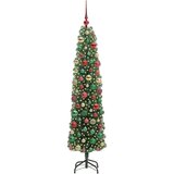 vidaXL Umestno božično drevo Zelena 180 cm PVC in Jeklo in Plastika | Shoptok.si