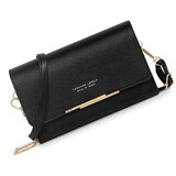 INF Elegantna torbica za telefon iz umetnega usnja za vsakodnevno uporabo Black, (21872307) | Shoptok.si