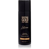 Dripping Gold Luxury Tanning Lotion hidratantno mlijeko za samotamnjenje za intenzivno sunčanje nijansa Dark 200 ml | shoptok.hr