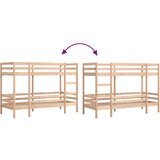  Krevet na kat 90 x 200 cm od masivne borovine | shoptok.hr