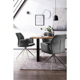 Livetastic Naslanjač Sofija, Temno Siva, Vrtljiv | Shoptok.si