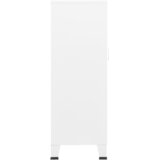  Industrijski sanduk za pohranu bijeli 70 x 40 x 115 cm metalni | Eponuda.com