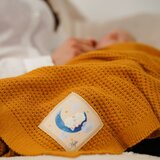 AGBO Bamboo-Cotton baby blanket mustard Bambini | ePonuda.com