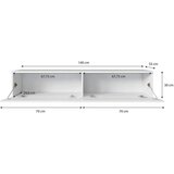 P & B NIZKA OMARICA antracit, bela, visoki sijaj | Shoptok.si