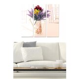 Wallity MDF1521272 multicolor decorative mdf painting (3 pieces) Cene