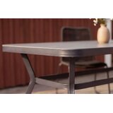Venture Home Virya pravokutni vrtni blagovaonski stol 200 × 100 cm, crni | shoptok.hr