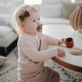 Mushie Eva kopča za dudu Cloudy Mauve 1 kom | shoptok.hr