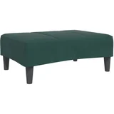 vidaXL Stolček za noge temno zelen 77x55x31 cm žamet, (21228679)