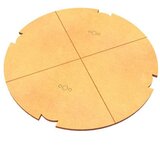 Green Stuff World MDF Round Base 150mm - Pack x1 LEGION (3mm) | Postolje za Minijature 150mm Cene