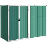 Vrtno spremište zeleno 225 x 89 x 161 cm od pocinčanog čelika | shoptok.hr