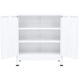  Industrijski ormarić za pohranu bijeli 90 x 40 x 100 cm čelični | shoptok.hr