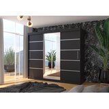 ADRK GARDEROBNA OMARA SALTO 250 CM (VEĆ BARV)-Črna | Shoptok.si
