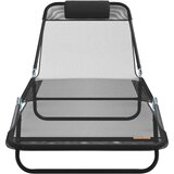  Sklopiva ležaljka za sunčanje 2 pcs Crna 182 x 55 x 85,5 cm | shoptok.hr