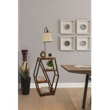 Opviq Asos Ceviz Lambader Pramit Açık Hasır Abajurlu BeigeBlack Floor Lamp | ePonuda.com